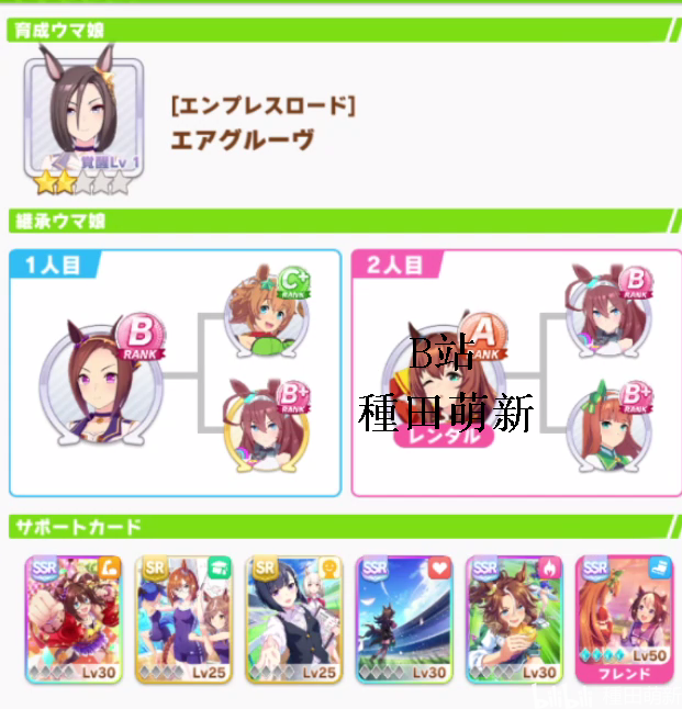 赛马娘:【气槽】萌新育成图解