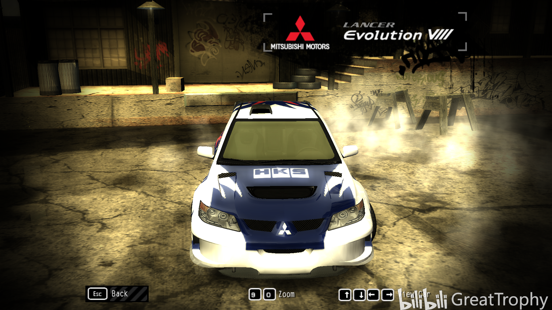 [极品飞车21:热度 nfs9#9 eugene"earl james evo8(游戏中为evo9