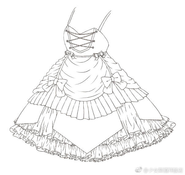 【lolita】裙子设计稿--完成稿