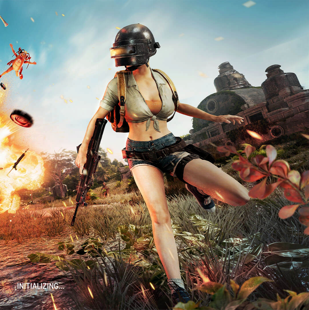 pubg lite 一局有部分人机的吃鸡击杀视频剪辑版之超常发挥的akm