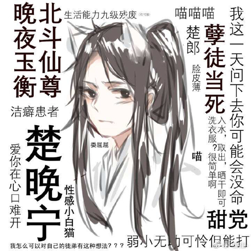 【图片剪辑】二哈和他的白猫师尊