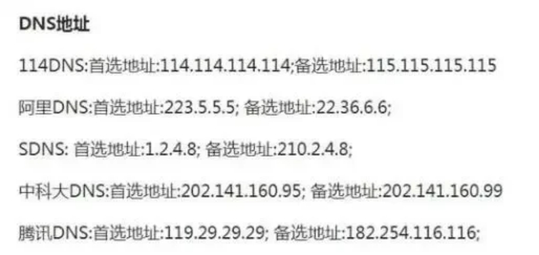 浙江台州地区的电信DNS服务器地址是什么？  第1张