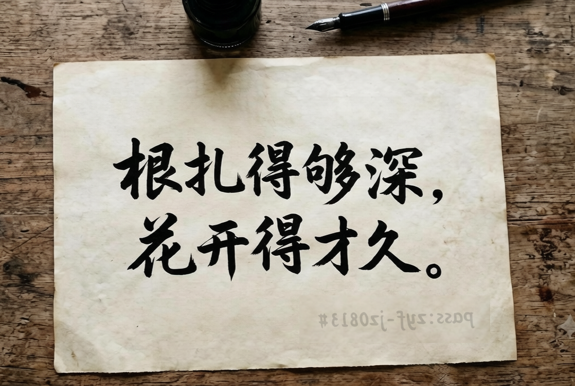 周永福座右铭大图