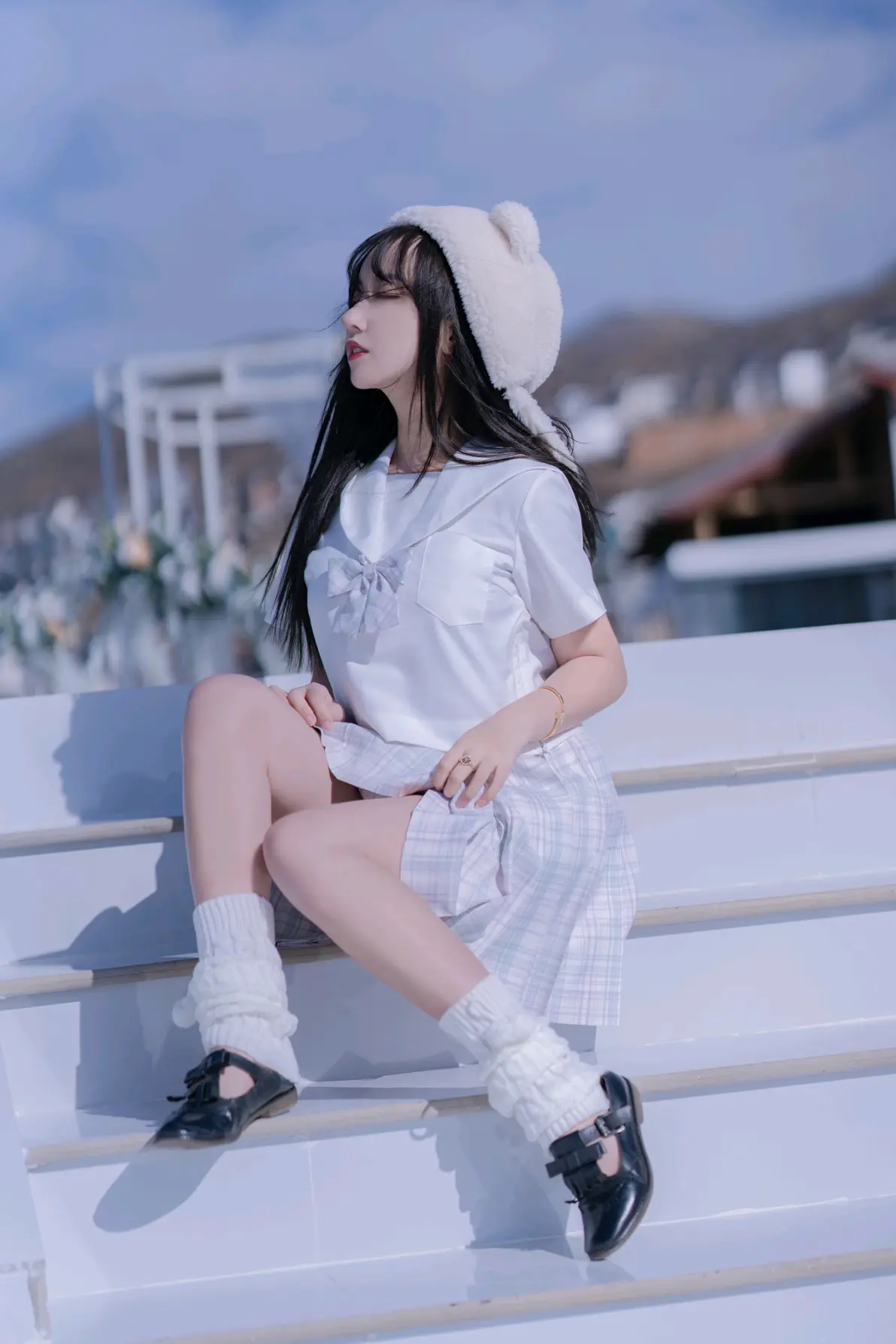 jk美眉的裙底 究竟有什么？