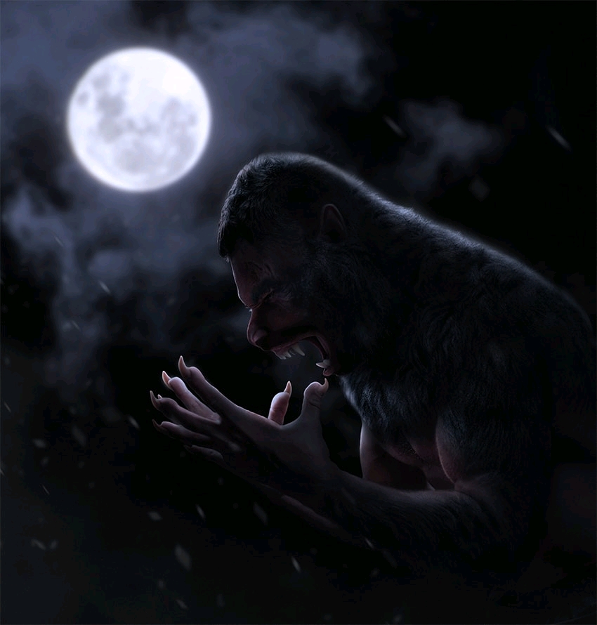 满月狼嚎——狼人图集