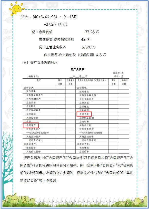 即日起，这是新收入准则新增科目的账务处理，附新准则会计科目表