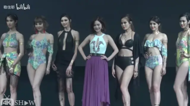 比基尼泳装秀，各有千秋