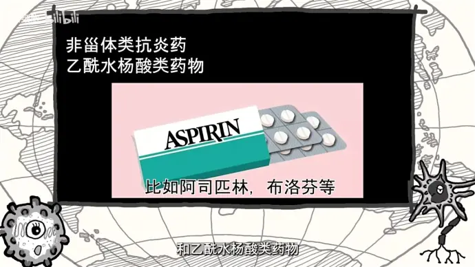 药物，特别是非甾体抗炎类药物和乙酰水杨酸类药物可能会引发哮喘症状。在使用药物的时候最好咨询医生，了解