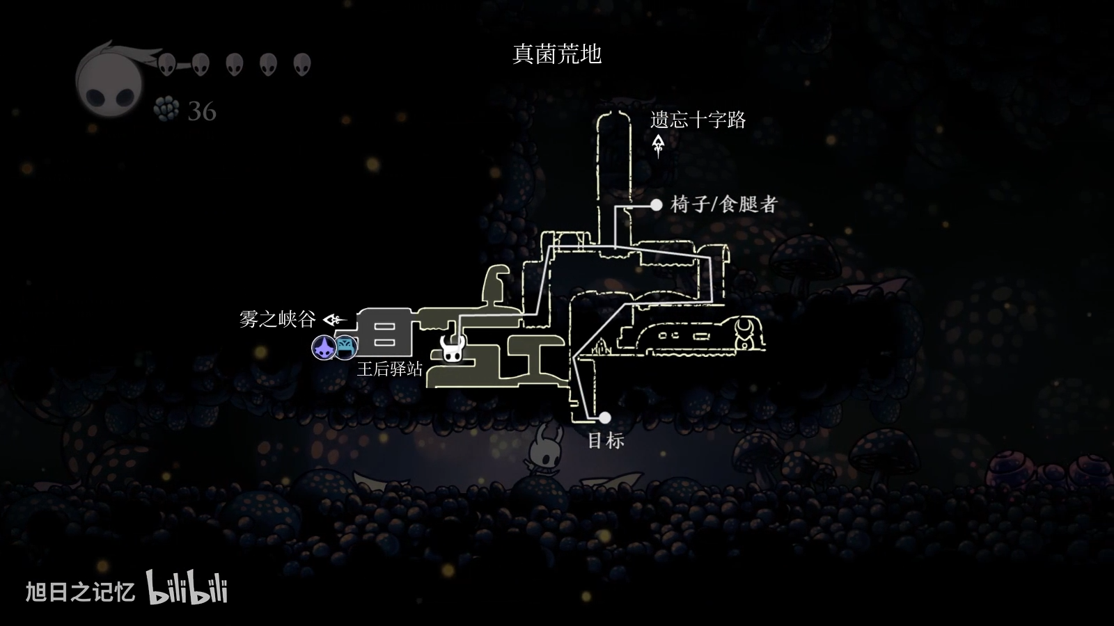 【空洞骑士】最终重置版攻略第三期 真菌荒地的大蘑菇 哔哩哔哩