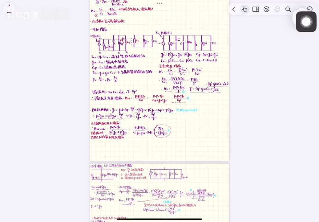 Chapter 2.1 单调谐回路谐振放大器及其多级放大器分析