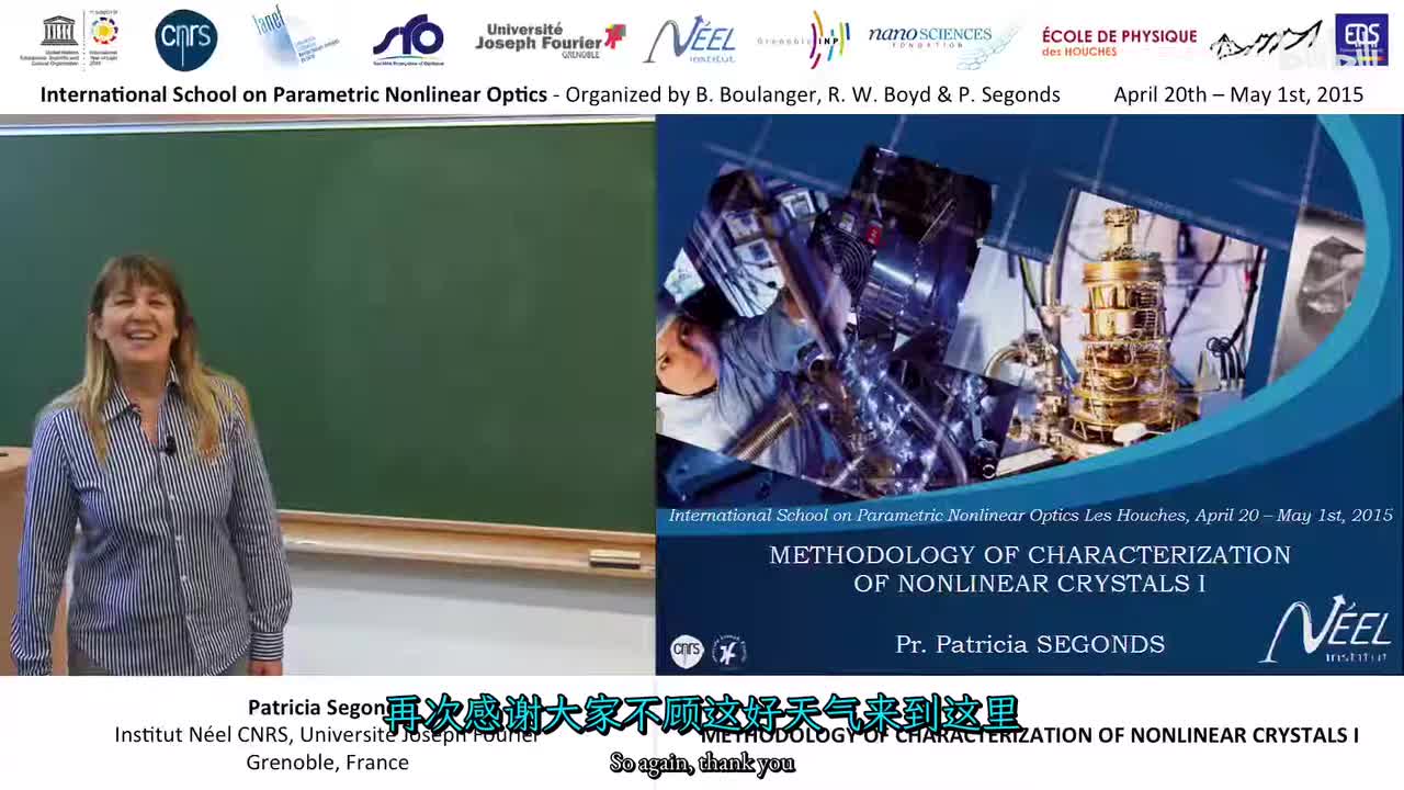 042 - 42-44 Methodology of characterization of nonlinear crystals I