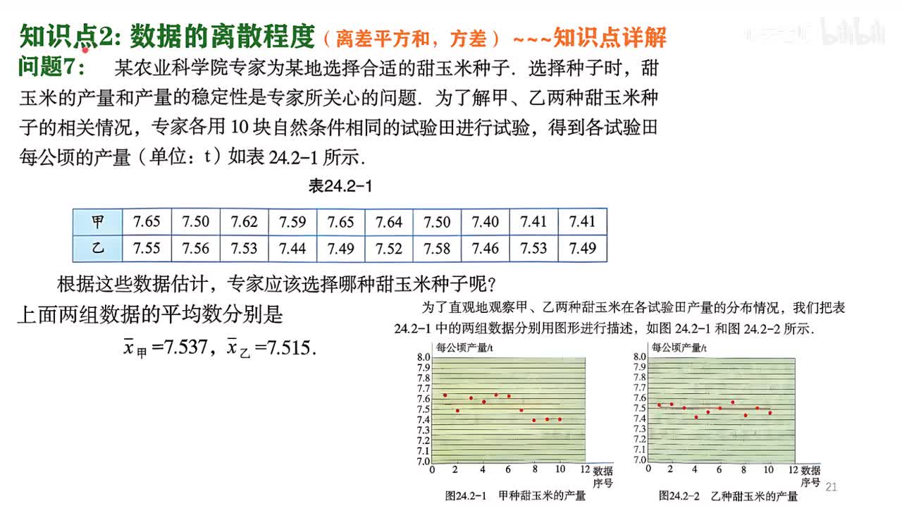 4知识点2离差，离差平方和，方差