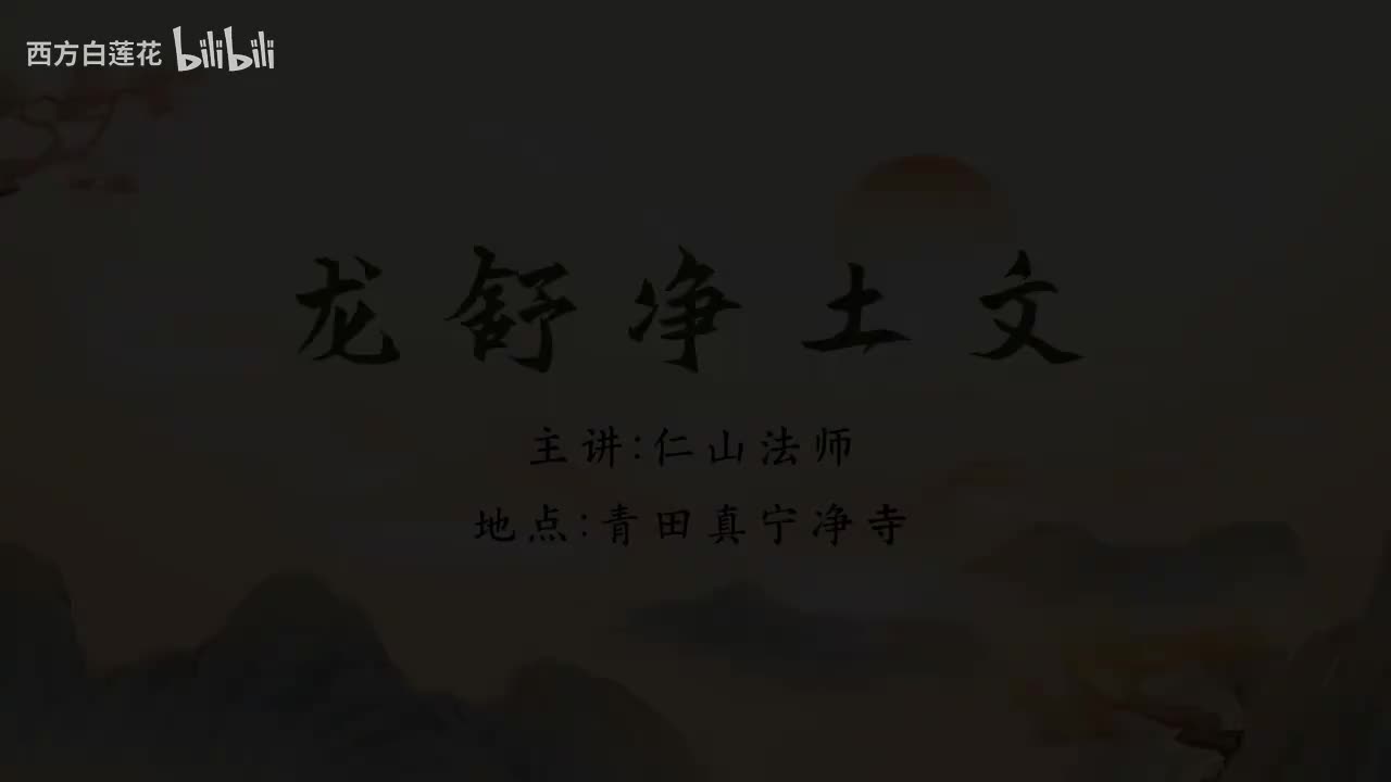 仁山法师：《龙舒净土问》2025-7-15 第10集