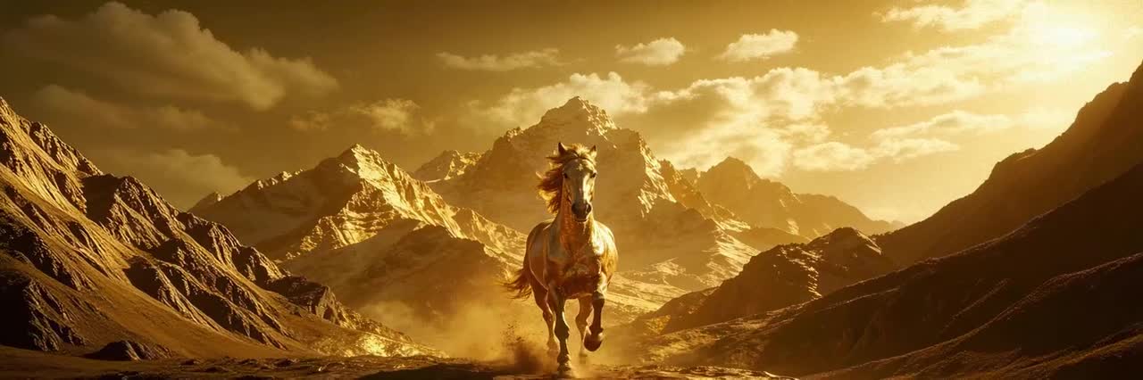 原创2026马年年会盛典开场片头4K宽屏A