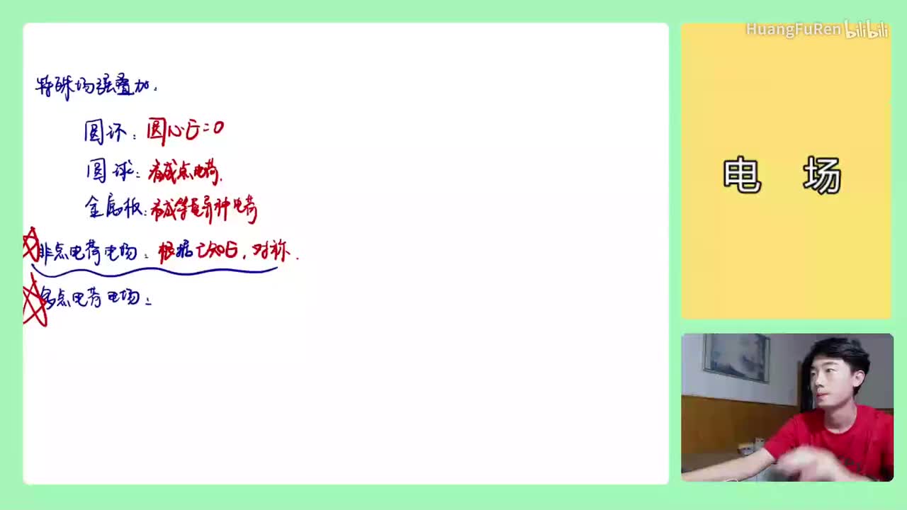 161.【高中物理选修3-1】【电场】场强叠加-多点电荷