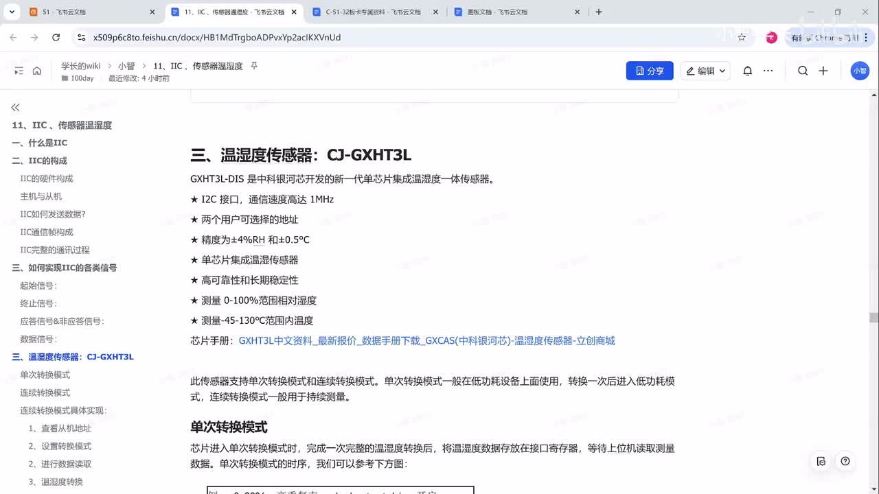 [51单片机]-使用I2C协议驱动温湿度传感器的原理