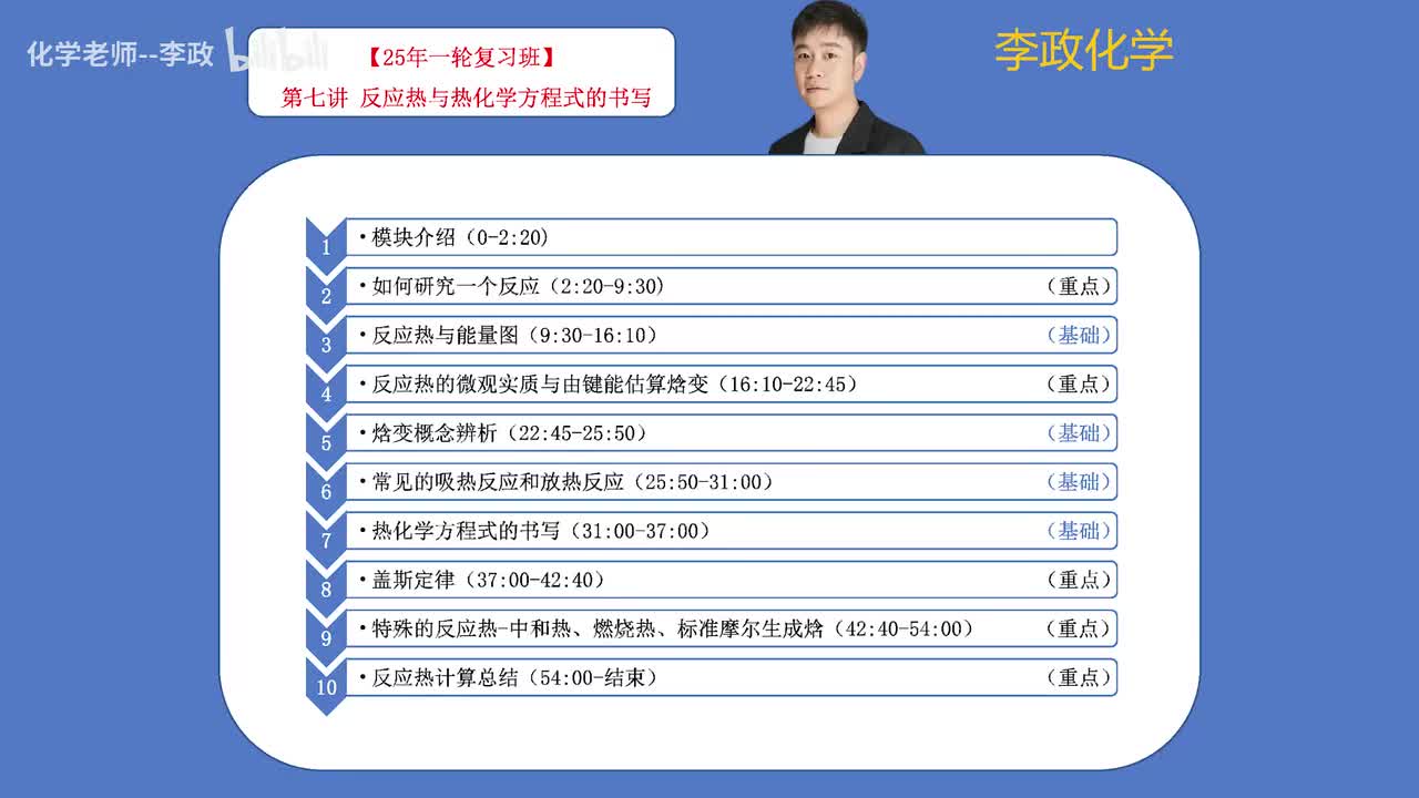 58.【秋季】反应速率与气体平衡-第07讲 反应热与热化学方程式的书写