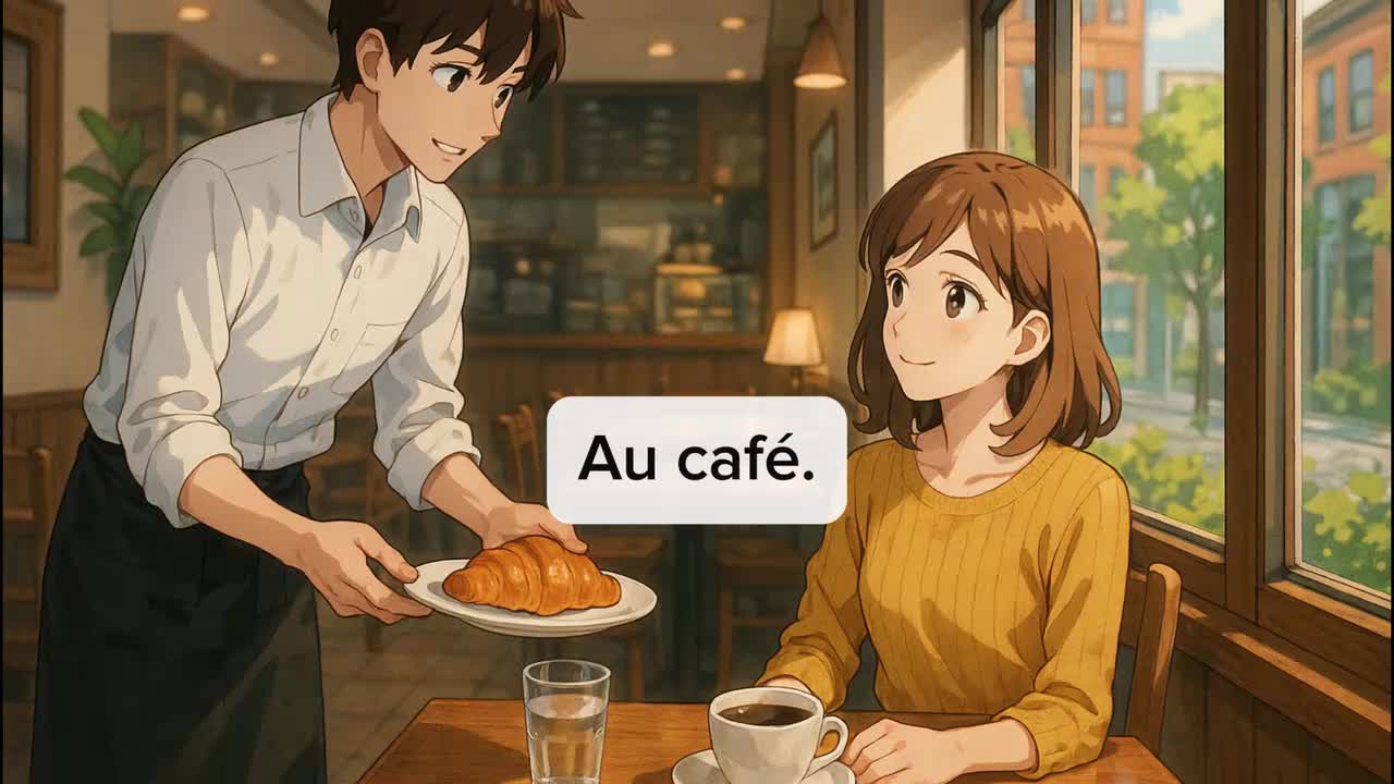 13- Simple French Restaurant Dialogues Speak Confidently at A1–A2
