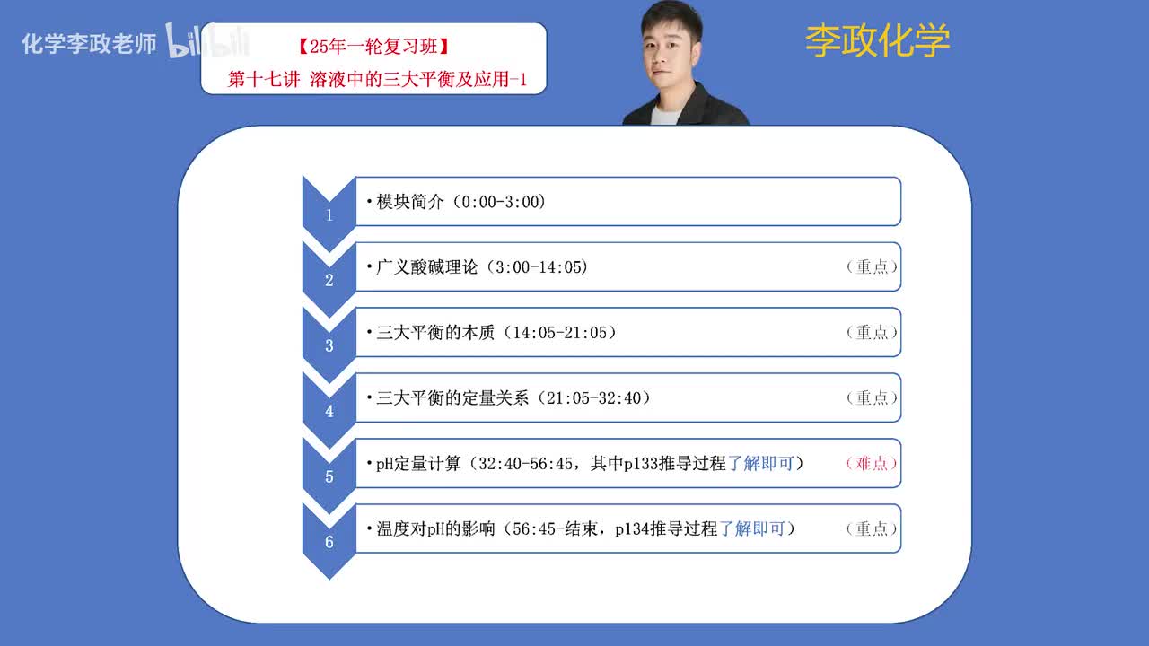 【秋季】电解质溶液-第17讲 溶液中的三大平衡及应用-1