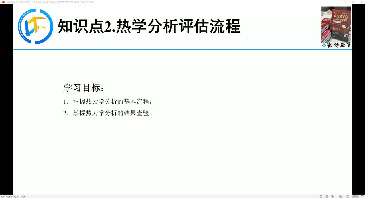 E1-8.2ANSYS Workbench 热学分析评估流程