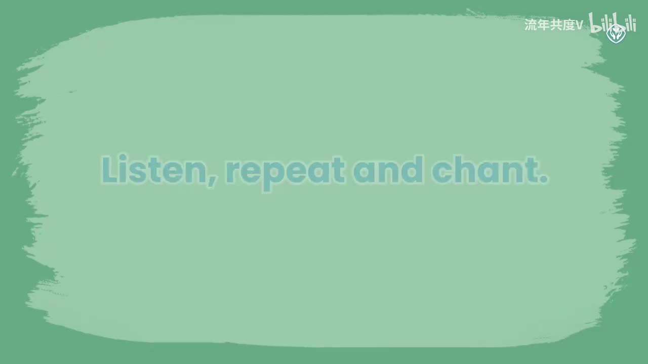 Unit6 Listen, repeat & chant 1