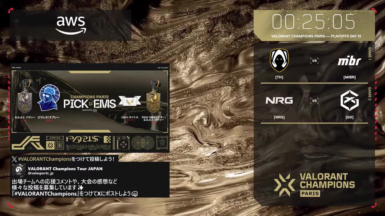 日｜D2｜TH vs MIBR - NRG vs GX