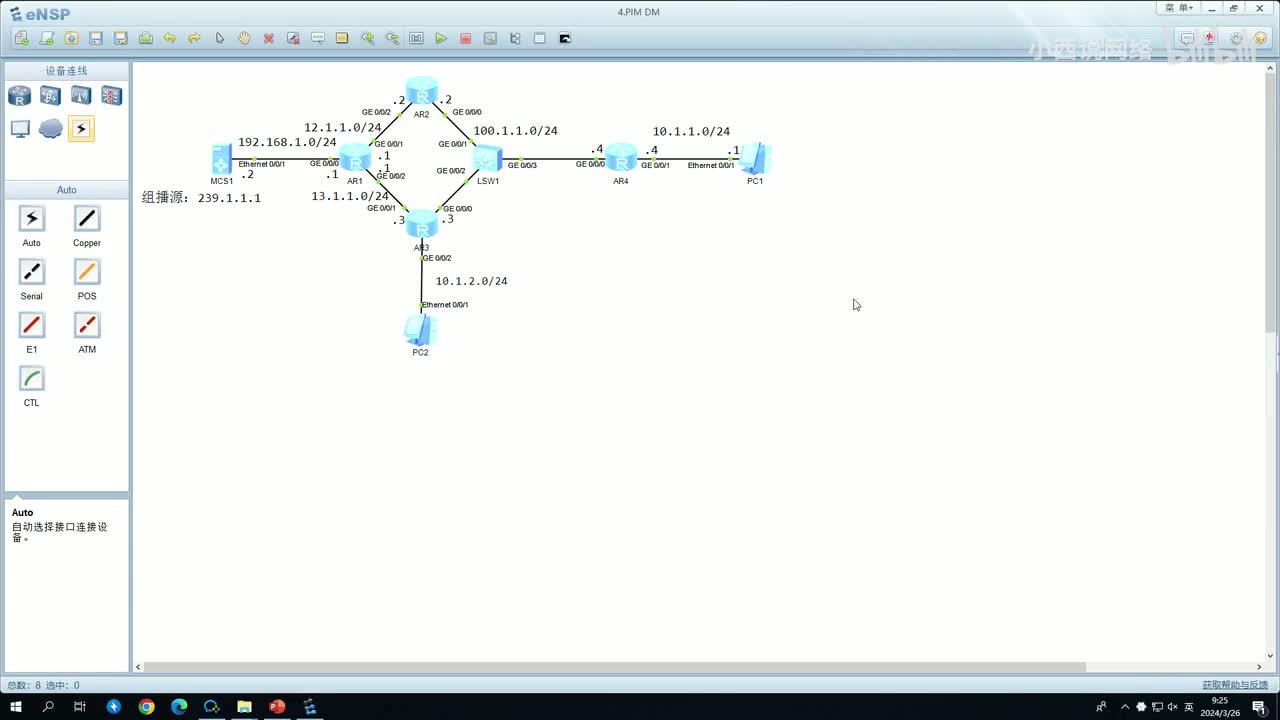 【网工进阶篇】03 PIM-DM的基本配置