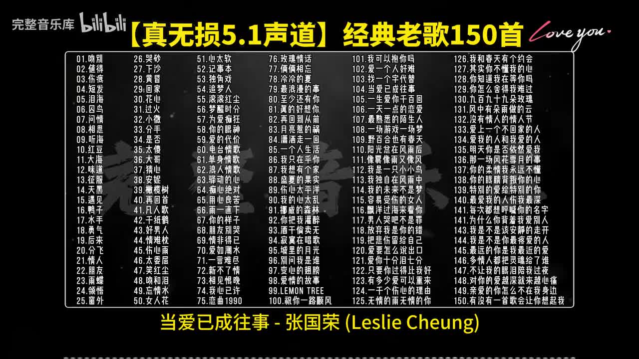 104.当爱已成往事 - 张国荣