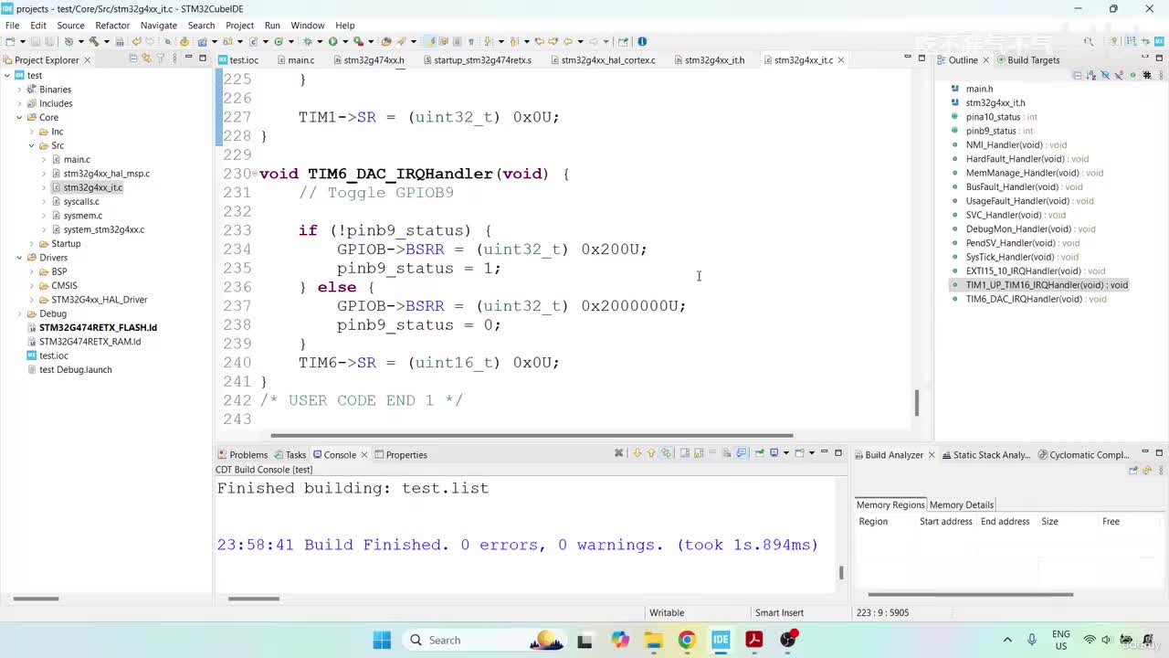 43 - Executing project--