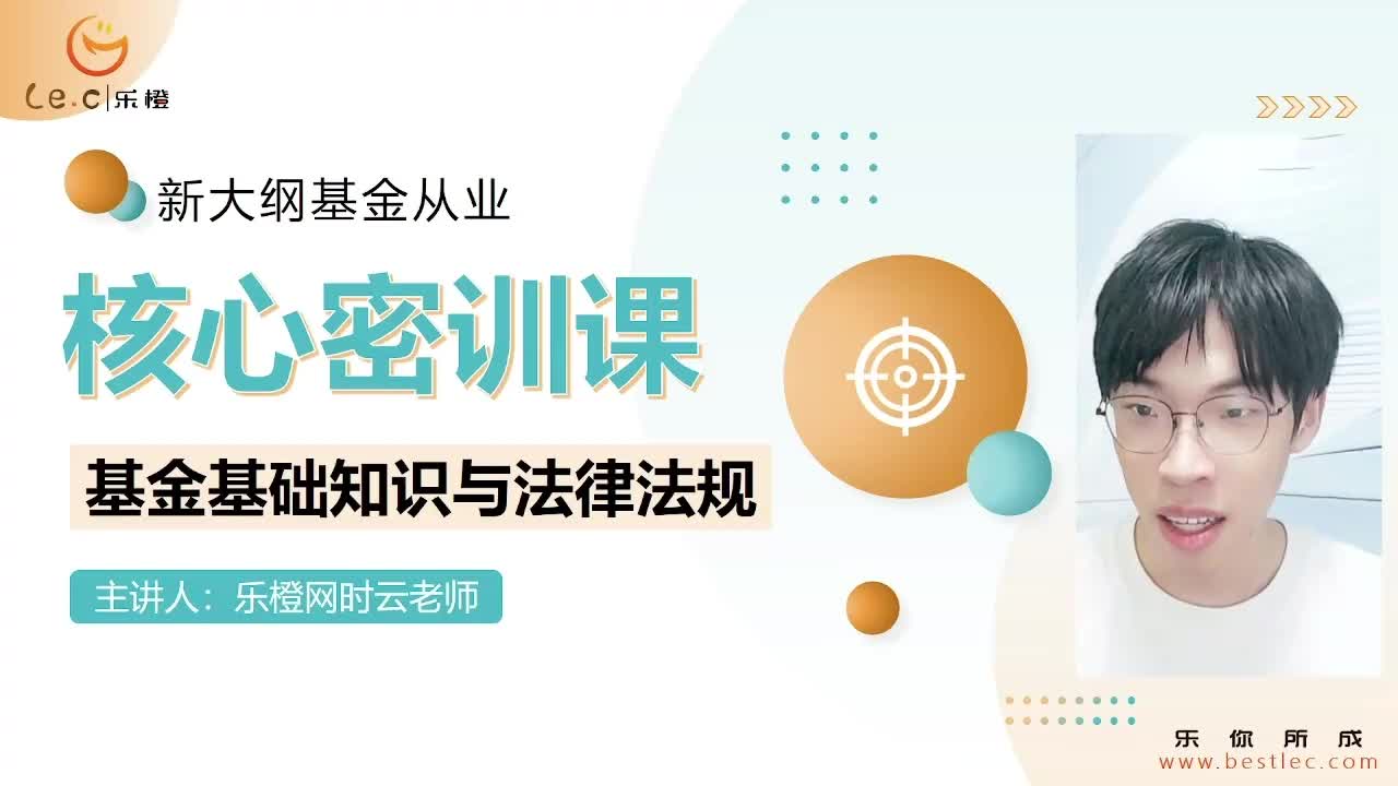 【基金法规】第一章 金融市场与资产管理