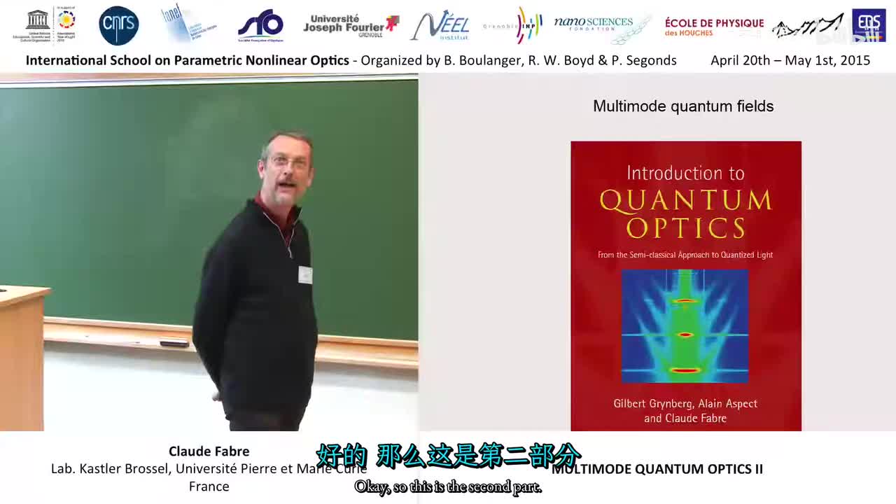 038 - 38-44 Multimode quantum optics II