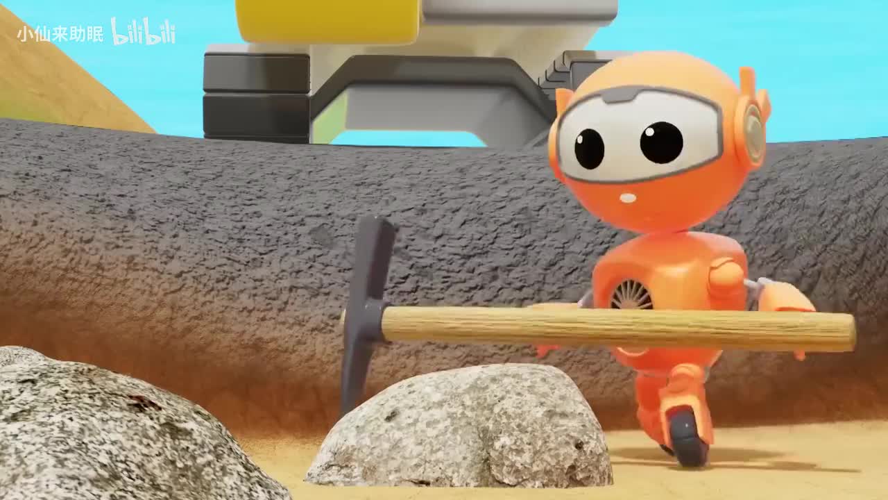 29.卡车得救了，是挖掘机的功劳