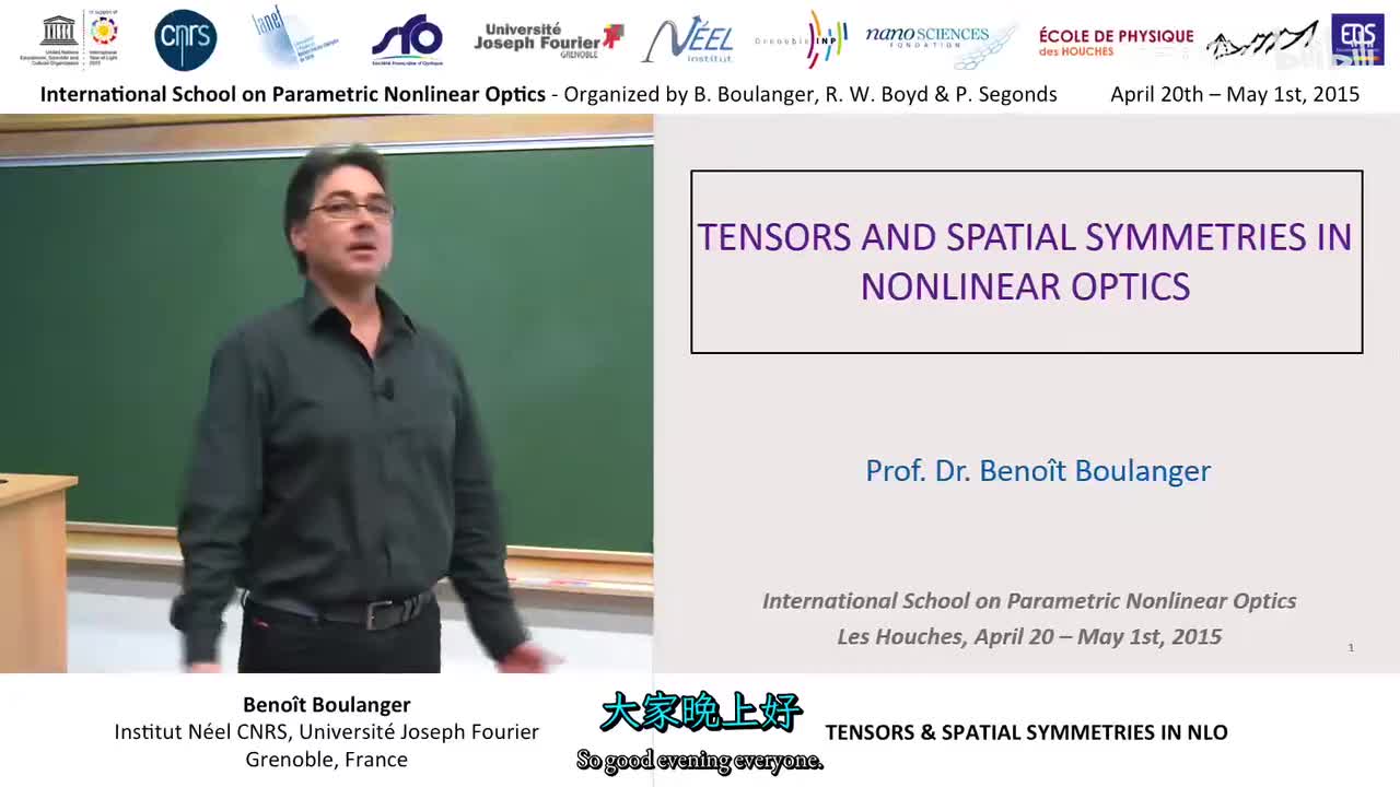 010 - 10-44 Tensors & spatial symmetries in nonlinear optics