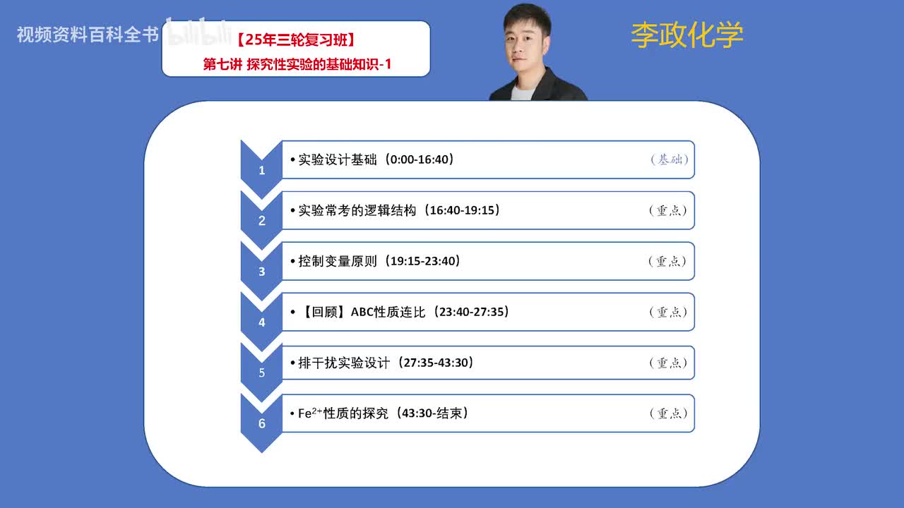 【春季】第7讲 探究性实验的基础知识-1