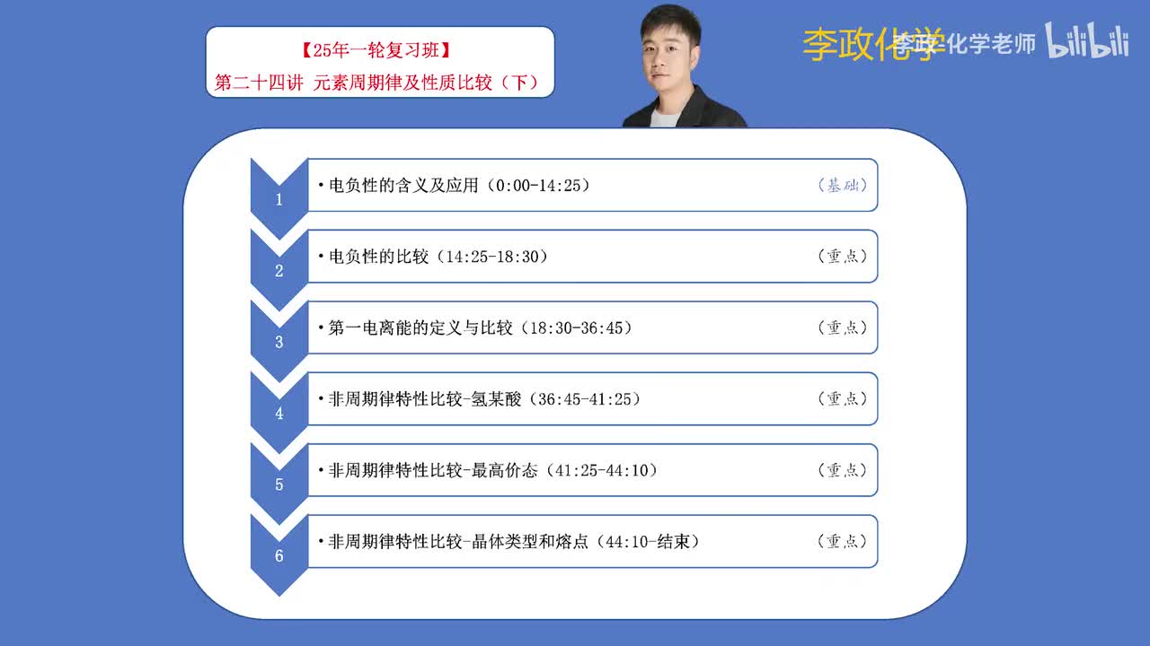 30.【暑假】周期律周期表-第24讲 元素周期律及性质比较-2