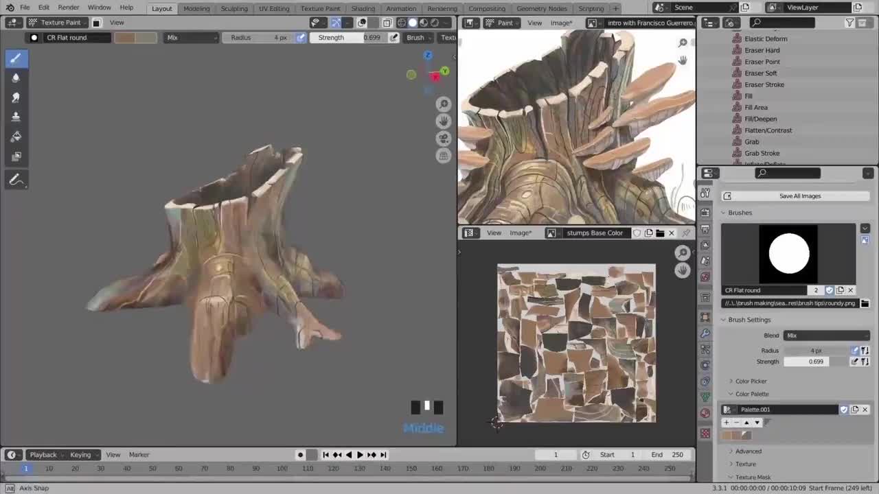 5 front side texturing