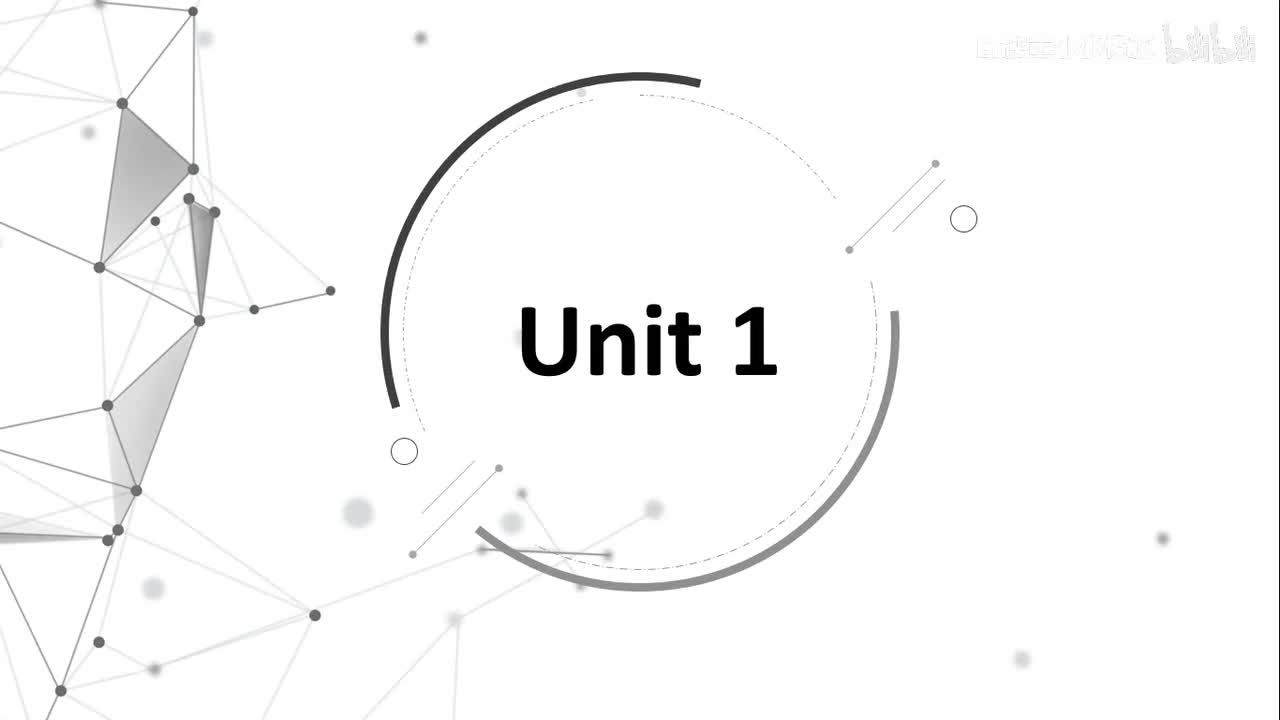 选择性必修三 Unit 1