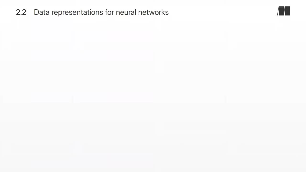 014. Chapter 2. Data representations for neural networks