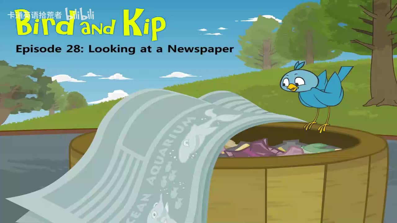 028_Bird and Kip 28_Looking at a Newspaper
