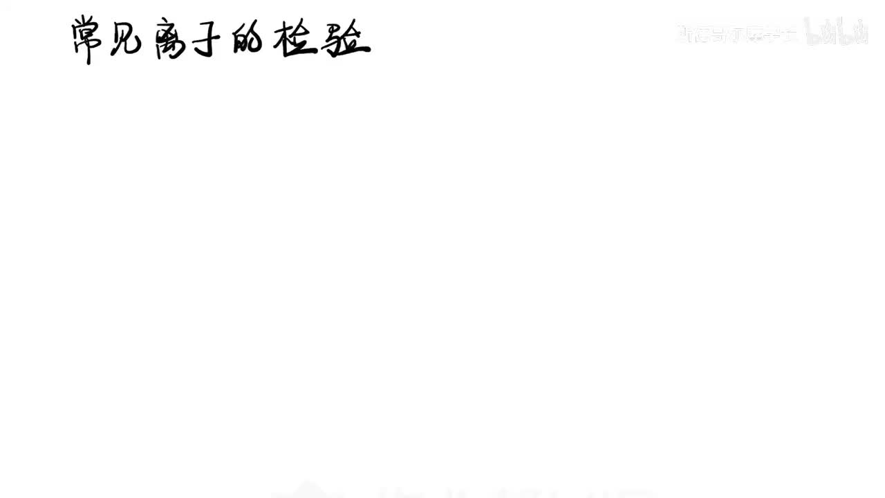 14-常见离子检验方法