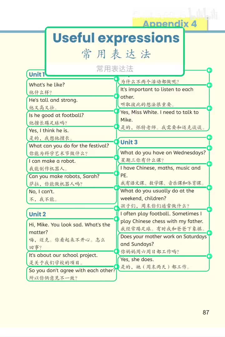 重要句子 (p.87-88)