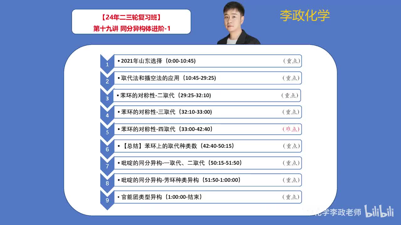 【寒假】有机进阶-第19讲 同分异构进阶训练01