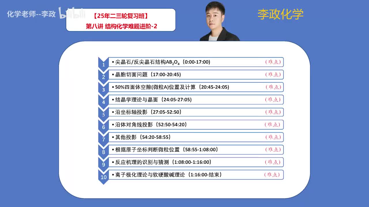 102.【寒假】物质结构-第8讲 结构化学难题进阶-2