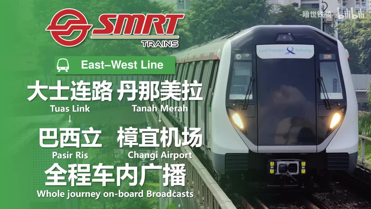 东西线 大士连路→巴西立 丹那美拉→樟宜机场 20240725（含小交路）