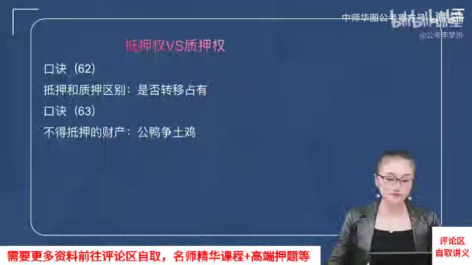 27-《常识速记口诀88条》第十一节 法律04（口诀62-66