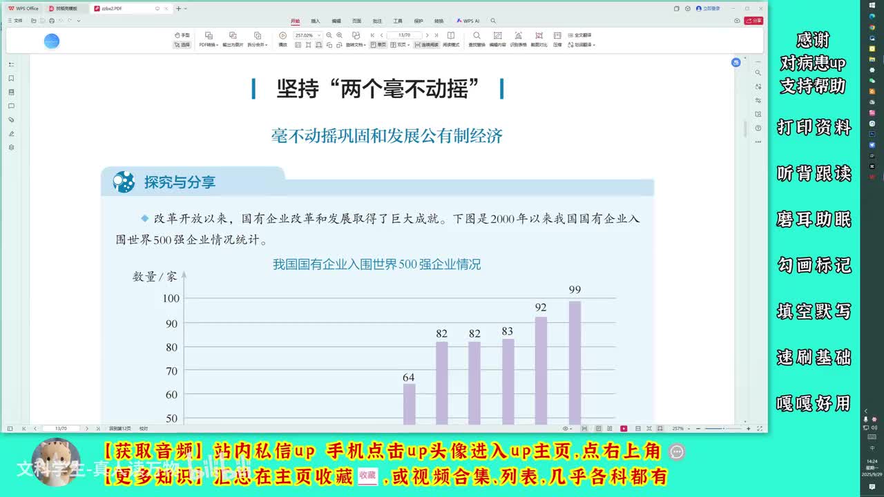 1.2坚持“两个毫不动摇”