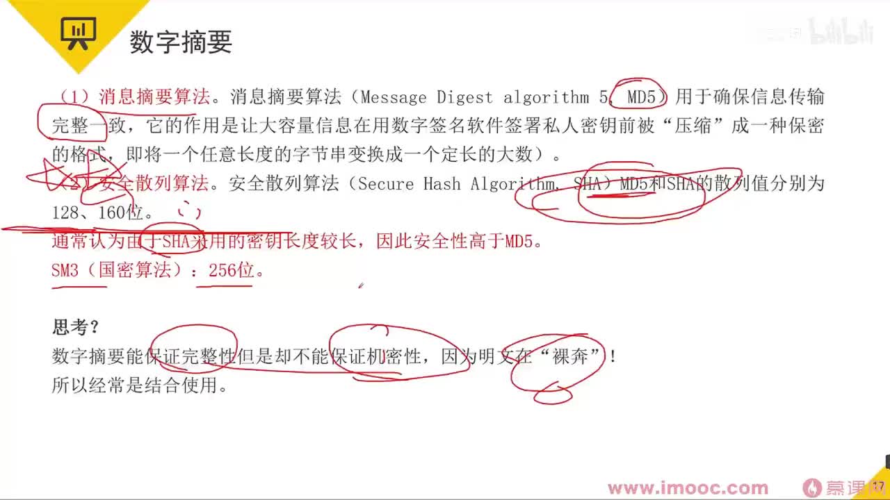 36 数字摘要&密钥管理技术&访问控制技术