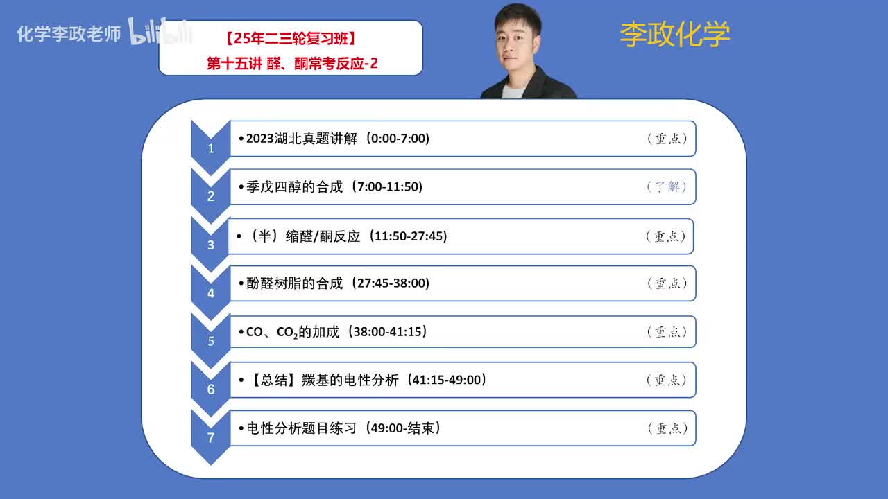 109.【寒假】有机化学-第15讲 醛、酮常考反应-2