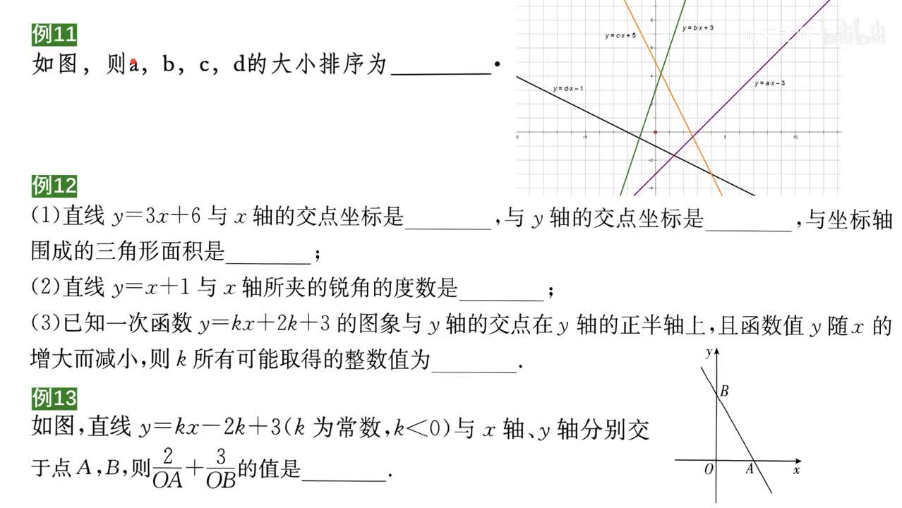 9知识点3~3一次函数的图形和性质（下）
