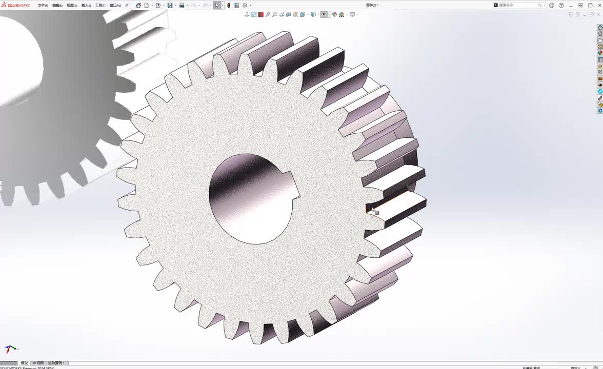 SolidWorks绘制齿轮模型（新）